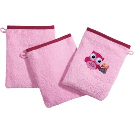 Erwin Müller Children's Hooded Terry Towelling Bath Robe Set Wash Mitt, Hand Towel, Bath Towel, 15x21 cm