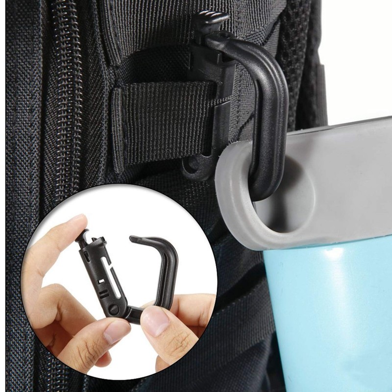 Web Dominator, D-Ring, Molle Compatible, High Strength and Lightweight, Plastic,