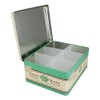 Vintage Retro Herbal Tea Tin (Green)