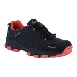 Kastinger Farrer II, boys, girls, outdoor low shoe, K-Tex® membrane, waterproof, breathable, quick lacing, tread sole, navy, 39, navy