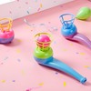 Mozff 4Pcs Ball Blowing Floating Blow Pipe Balls, Floating Ball