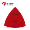 Z-LEAP Diamond Triangular Sandpaper Sheet Discs Sanding Pads for for