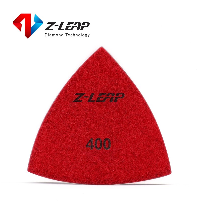 Z-LEAP Diamond Triangular Sandpaper Sheet Discs Sanding Pads for for