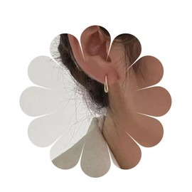 Yheakne Vintage Water Drop Earrings Gold Drop Earrings Tiny Drop Earrings Minimalist Everyday Earrings Jewellery for Women and Girls (Gold), Alloy Steel