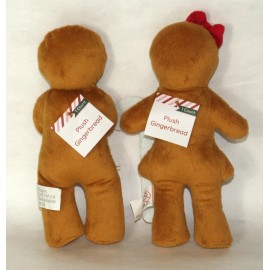 Target Bullseye Playground 8" Gingerbread Man & Woman Pair Couple Christmas 2024