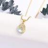 LOOVE Moonstone Tree of Life Necklace for Women Sterling Silver