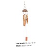 BESPORTBLE Elegant Coconut Shell Wind Chime Perfect Home Decor Hanging