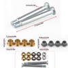 Car Front Door Hinge Pin Bushing Repair Replacement for Ford