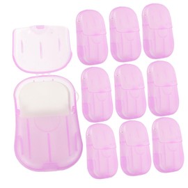 Kisangel Portable Travel Soap Sheets 15 Pack Hand Washing Soap Slices for Camping Outdoor