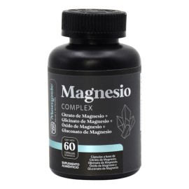 Magnesio Complex 4 Tipos de Magnesios  Citrato De Magnesio, Glicinato De Magnesio, Gluconato De Magnesio Y xido De Magnesio  60 Cpsulas  Energa,...   