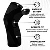 POWERLIX Knee Support for Women/Men, 2 Pack Knee Brace Compression