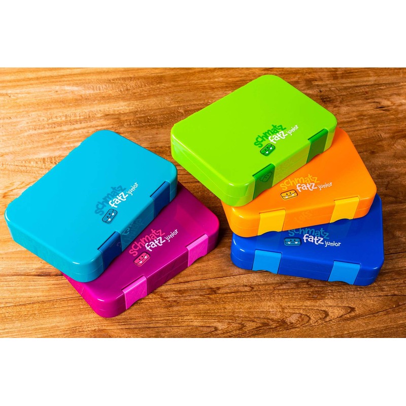 schmatzfatz Junior Children's Lunch Box, Bento Box with Variable Compartments