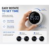 Digital Rotating Magnetic Kitchen Timer with Voice Control