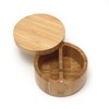 Lipper International 8839 Bamboo Wood Divided Spice Box with Swivel
