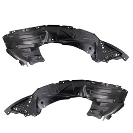 TRQ TRQ Front Inner Fender Liner Set Compatible with 2009-2011 Honda Element HO1248139 HO1249139