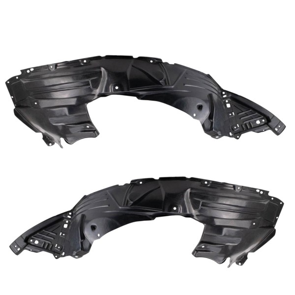 TRQ TRQ Front Inner Fender Liner Set Compatible with 2009-2011