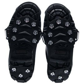 MFH Spike Shoes with 10 Spikes - XL, Black