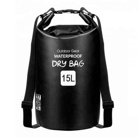 SIU004 Universal 15L Waterproof Bag with Adjustable Shoulder Strap for Beach Water Sports Trekking Kayaking Fishing Rafting Swimming Camping Yellow Waterproof Bag, yellow, Waterproof bag