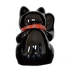 Tokoname Ware 7.5'' Black Maneki Neko (Right Hand)