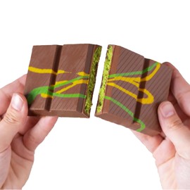 UniqBite Dubai Chocolate Bar Pistachio, 2 PACK, Crunchy Loaded Viral Knafeh Chocolate Bar with Pistachio Cream and Kataifi (Total 14 Oz - 400g)