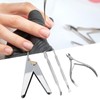 Maniküre- und Pediküre-Scheren-Set, Edelstahl, Nagelhaut-Set für Abgestorbene Haut, mit Ergonomischem