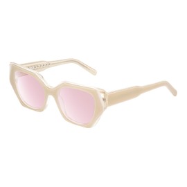 Reptile Cryptodira Pink FL-41 Reading Glasses +1.50 Beige White Crystal Women Blue Light Sensitivity Migraine Glasses FL41