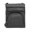 TOVOSO Crossbody Bag for Women, Genuine Leather Multi-Pocket Purse with