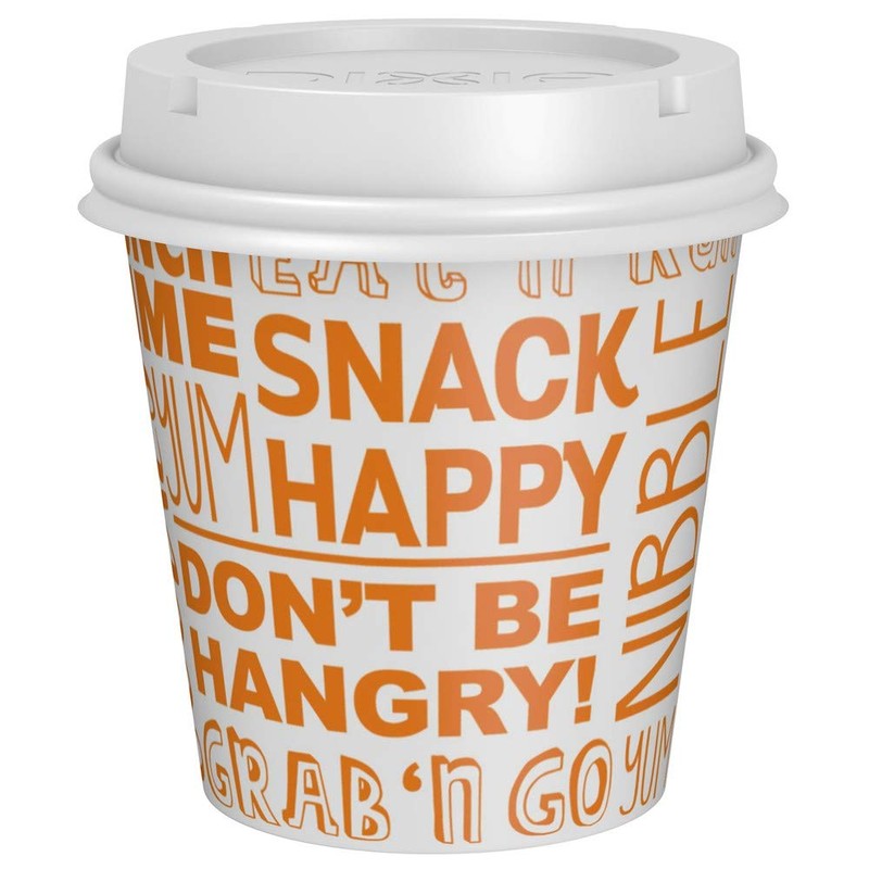 Dixie To Go Snack Cups with Lids, 10 Ounce Travel