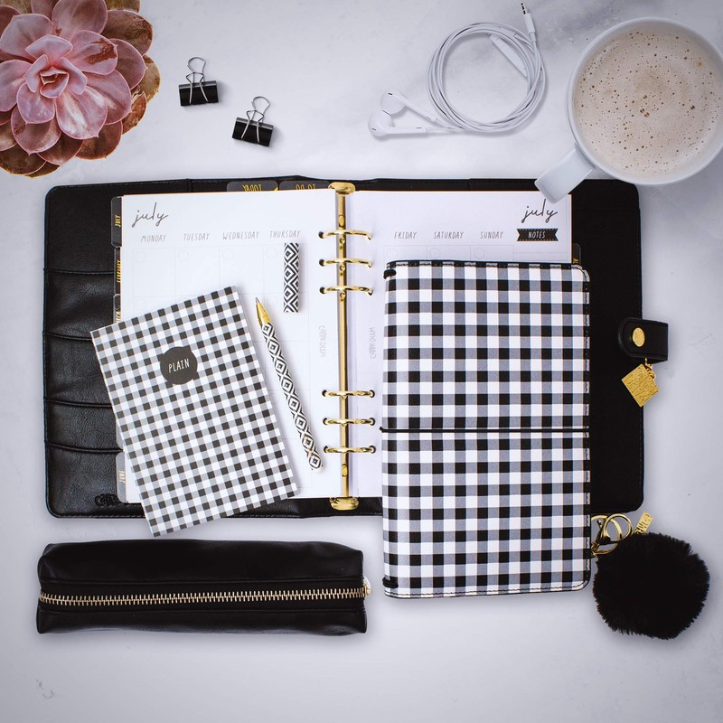 Pukka Pad, Carpe Diem, Slim Pencil Case, Black, Black