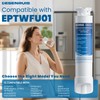 Water Filter Replacement Compatible with Frigidaire EPTWFU01, EWF02, Pure Source