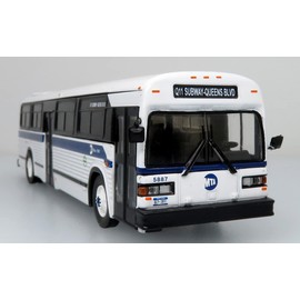 Generic Diecast Bus - MCI Classic MTA Bus - New York City Iconic Replicas - HO Scale - Adult Collectible
