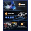 360° Dash Cam 1080P Car Camera, 4 Channel 3 Inch