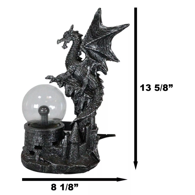 Wizards Dungeons and Dragons Saurian Dragon Electric Plasma Ball Lamp