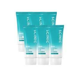 Cynic SCINIC Enjoy Super Mild Moisture Sun Essence 50ml Sunscreen Blocker 6pcs 4167013 FREE / SCINIC 엔조이 슈퍼 마일드 수분 선에센스 50ml 선크림 차단제 6개 4167013 FREE