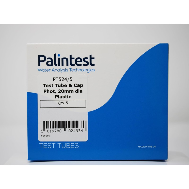 TEST ALL WATER - Round Plastic Test Tubes for Palintest