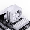 JONSBO CR1400 EVO White Color 9cm CPU Cooler, H130mm, Air