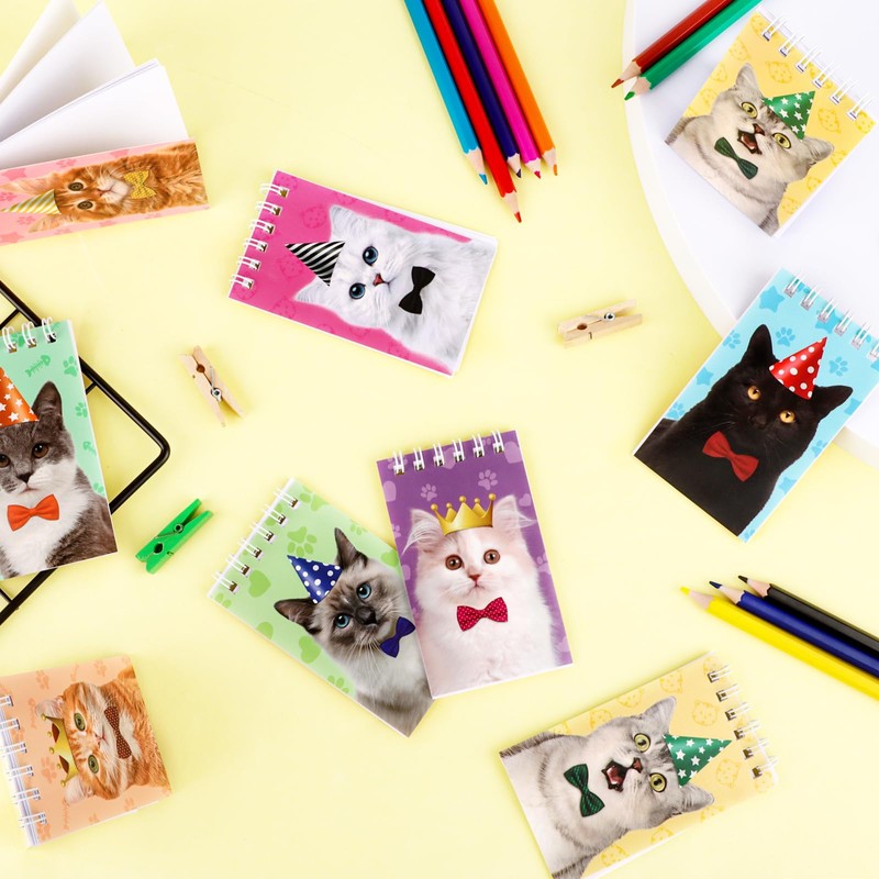 Hooqict 24 Pack Small Pocket Notebook Bulk Mini Notebooks for