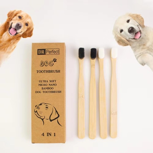 DR PERFECT Dog Toothbrush, Micro Nano Ultra Soft Bristle Dog