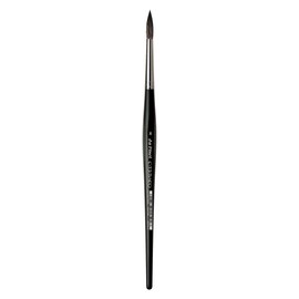 Da Vinci 5598 Series Water Colour Brush, Synthetic Fiber, Black, 23.1 x 0.51 x 30 cm