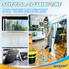 KEEPOW Reusable Microfiber Mop Pads Compatible with Sweeper Mop Replacement