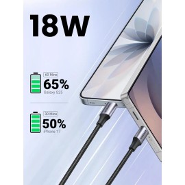 Paquete De Cables De Carga Rápida Ugreen Usb A A Usb C Negro