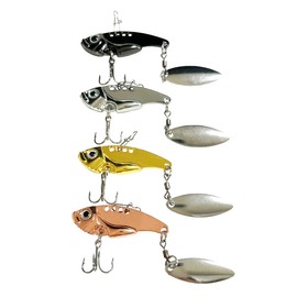 Orurdo qb100248b03n0 Metal Vibration Mini Fishing Equipment for Light Shore Jigging for Sea Bass, Sickepers, Black Bass, Etc., B Color Set (0.7 oz (20 g)