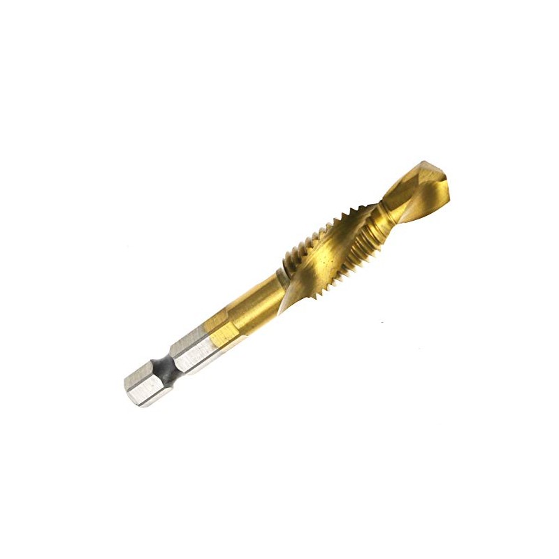 Create idea 1/4'' Hex Shank M10 HSS Drill Tap Countersink