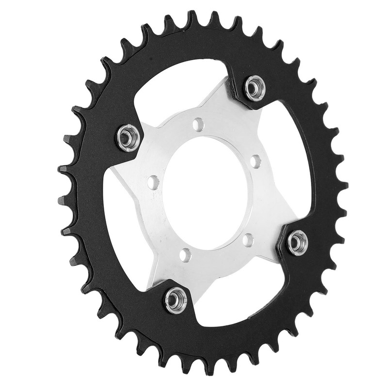 104BCD Electric Bike Chainring and Adapter 38T Aluminum Alloy CNC