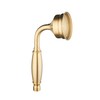 Keenware Traditional Classic Victorian Shower Handset: Brushed Brass