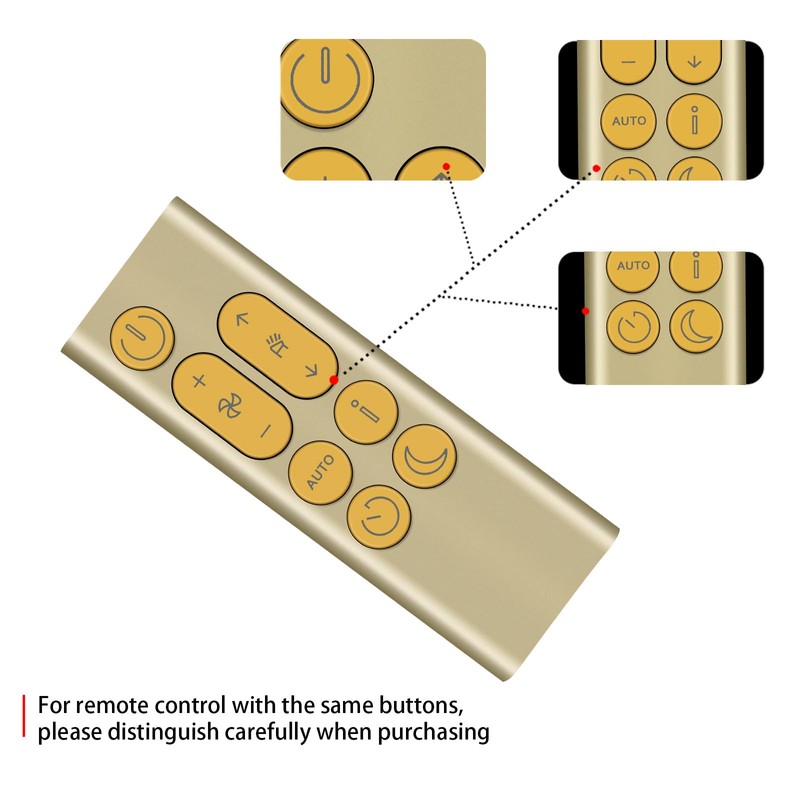 TCNOUMT New Remote Control Replacement for Dyson Purifier Big+Quiet Formaldehyde