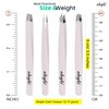 Alayki 4-Piece Stainless Steel Tweezer Set perfect for shaping eyebrows,
