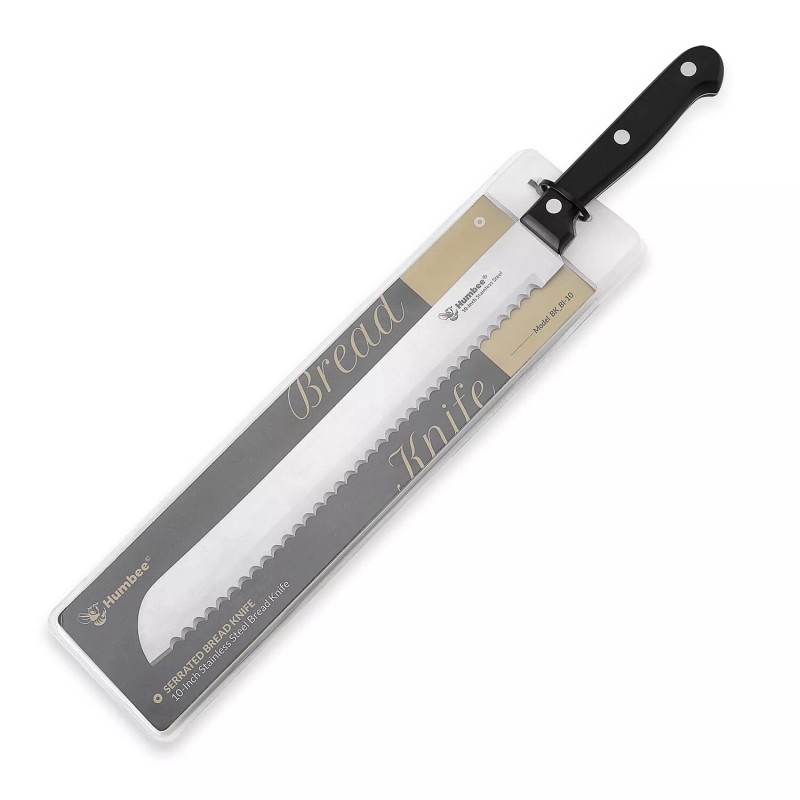 Humbee Chef, Stainless Steel Serrated Bread Knives 8/10/12 inch -