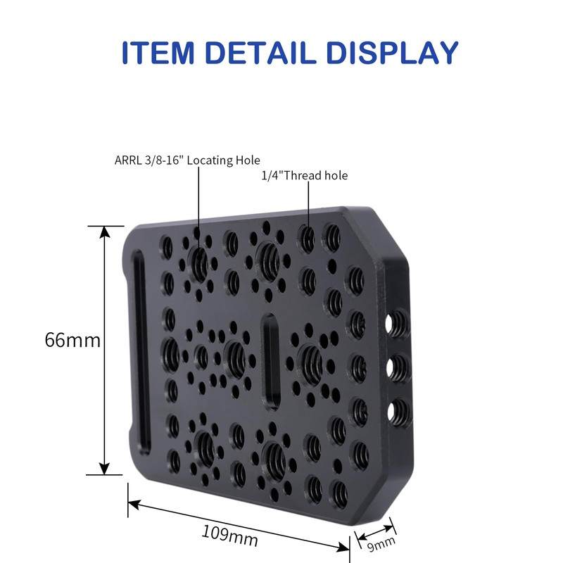 NICEYRIG Cheese Plate Camera, Multifunctional Cheese Plate Compatible with Sony