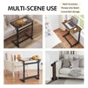 YIBOLIN'S Folding TV Tray Table, Heavy Duty Sturdy C-Shaped End